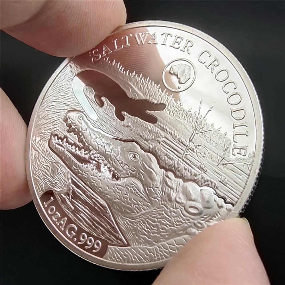 2019 Австралийское животное Коала Памятная монета, Кенгуру, Крокодил Памятная монета, Крокодил, Утконос, Змея, Аватар Королевы Кукабара