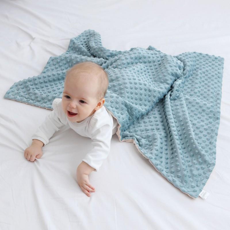 Baby Blanket Newborn Infant Cuddle All Season Stroller Soft Nursery Cover