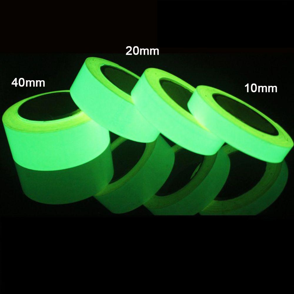 Dark Self-adhesive Moto Car Reflective Stripe Luminous Tape Green Fluorescent Night Safety Strip