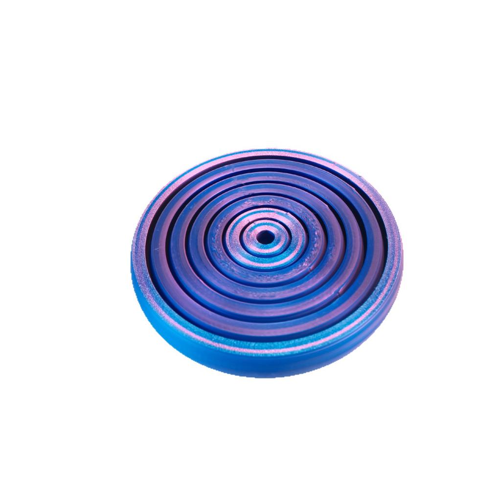 1 шт. 3D-печатное декомпрессионное вращающееся кольцо для кончика пальца, межзвездный декомпрессионный диск, спиральное многоугольное кольцо для пальца, игрушка-пуш-пуш, украшения