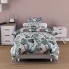 57 Thread Count Cotton Duvet Cover Set 140x200 Cm TROPIC Green, by Soleil D'ocre