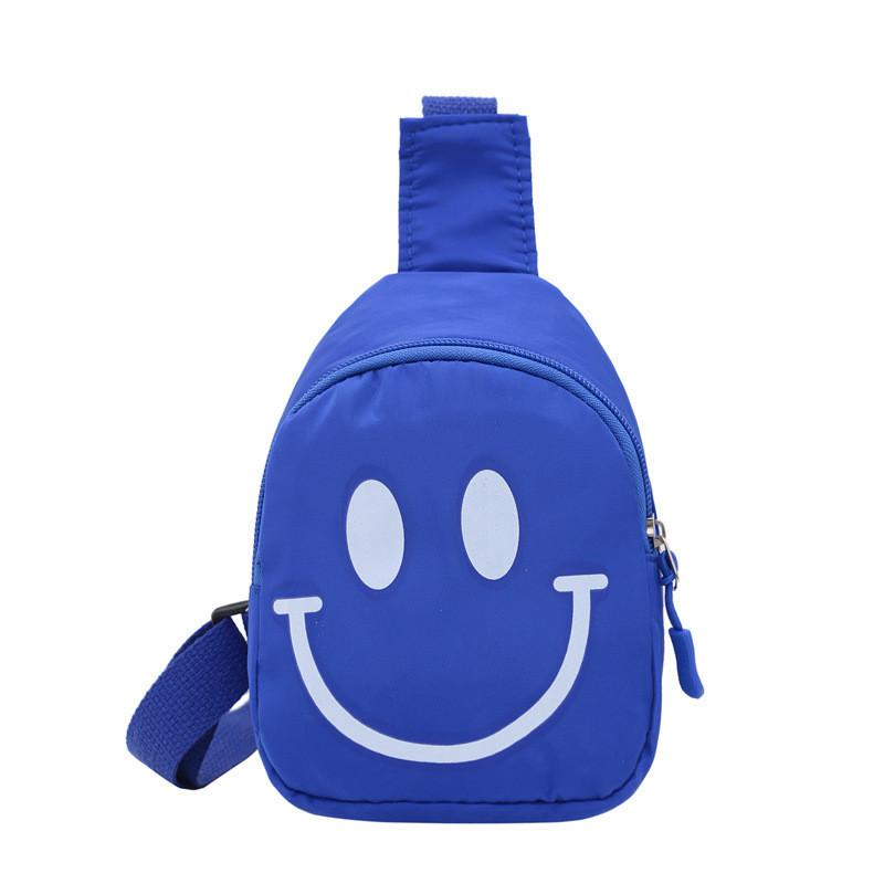 Adorable Nylon Smiley Face Coin Purse For Preschool Kids In Multicolor Designs