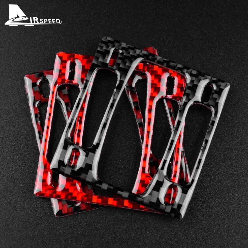 Carbon Fiber for BMW 6 Series E63 E64 2004-2010 Accessories Car Central Air Outlet Vent Panel Cover Center Sticker Interior Trim