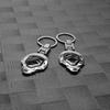 PEZN4 Skull Head High Quality Keychain Pendant Keyring Jewelry For Citroen C1 C2 C4 C3 C5 VTS Cactus Picasso Saxo Car Key Accessories