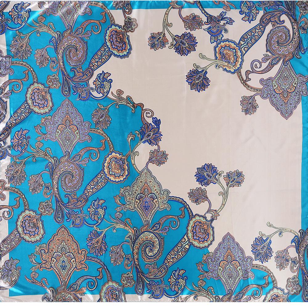 High-quality Luxurious Silk Scarves Headband Scarfs Neck Scarf For Women Chain Silk Scarf Women's Decorative Shawl