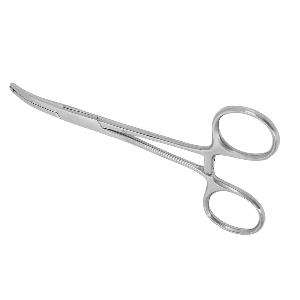 Slotted Forceps Stainless Steel Reusable Bead Clamping Tool Bead Ball Holding Tweezers for Tongue