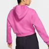 Nike Спортивная одежда с капюшоном и принтом логотипа женские топы фиолетовые CJ2035-691