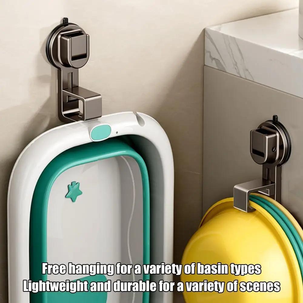 Suction Cup Washbasin Hook ABS Wall Mounted High Quality Bathtub Hooks  Bathroom