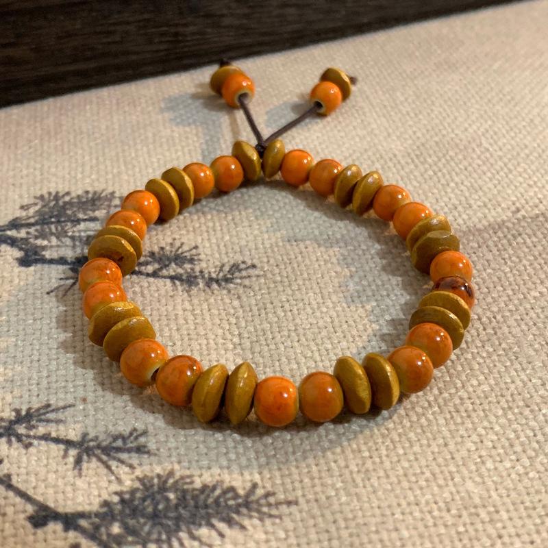 Милый мультяшный браслет с изображением счастливого кота для женщин и девочек, цветные эластичные браслеты с бусинами, керамические браслеты с подвесками в виде кота, ювелирные изделия, подарки