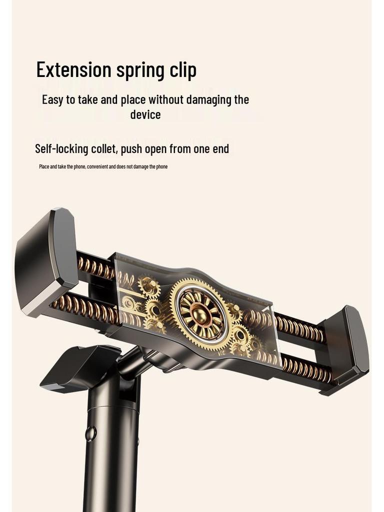 Adjustable Multi-Functional Boom Arm Stand for Phones & Tablets - Ideal for Desktop Video Recording and Live Broadcast