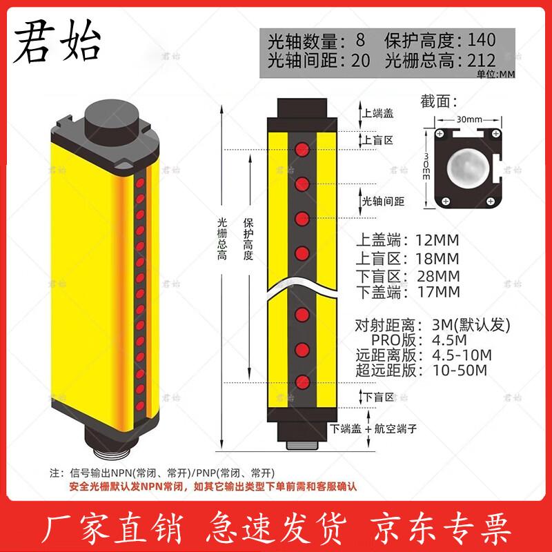 Junshi Infrared Safety Light Curtain Sensor