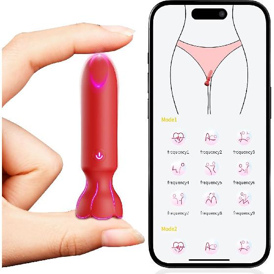 Мини-вибратор-пуля, игрушки для взрослых - вибраторы, управляемые приложением, женские секс-игрушки с 9 режимами вибрации, помада, G-точечный дилдо, клиторальный вибратор, длинный