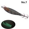 6g/8cm Cloth-Wrapped Luminous Shrimp Squid Hook Lure with Japanese Hook