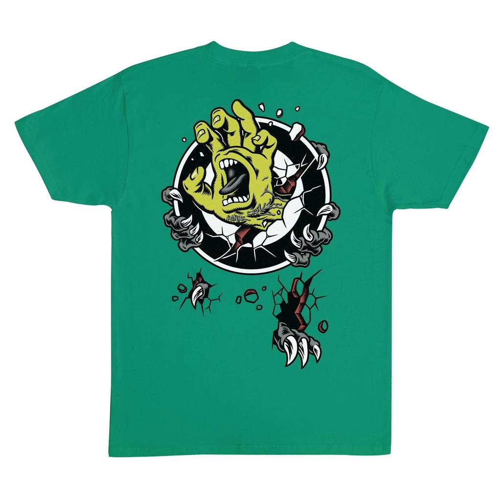 Футболка Santa Cruz Skateboards Roskopp Screaming Target Цвет: Ярко-зеленый