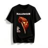 Halloween Horror Movie Graphic Print Oneck Short Sleeve Streetwear Oversized Loose Casual Holiday Party Tees Modal Unisex Tshirt