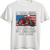 Comfortable Male Oneck Tshirt Plus Size Three Things You Dont Mess With My Family My Freedom My Trike Basic Male Tops Classic