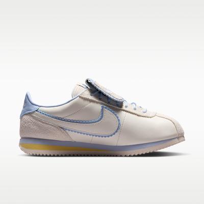 Женские кроссовки Nike Wmns Cortez 'Sail Soft Yellow Hydrogen Blue'