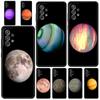 Aesthetic Space Planet Phone Case for Samsung Galaxy A13 A51 A71 A21S A12 A11 A31 A41 A23 A53 A73 A52 A32 5G A03S A01 Soft Cover