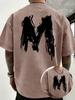 2026 Summer New Style Unisexs Retro Washed Pure Cotton TShirt Casual Fashionable Simple Letter Pattern Print Comfortable