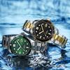 Fashion New Men'S Quartz Watch Rotatable Outer Ring Watch Steel Belt Quartz Watch Men'S