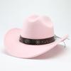 Spring and Autumn Retro Ethnic Style Men and Women Western Cowboy Hat Big Edge Top Hat Jazz Hat Tibetan Accessories