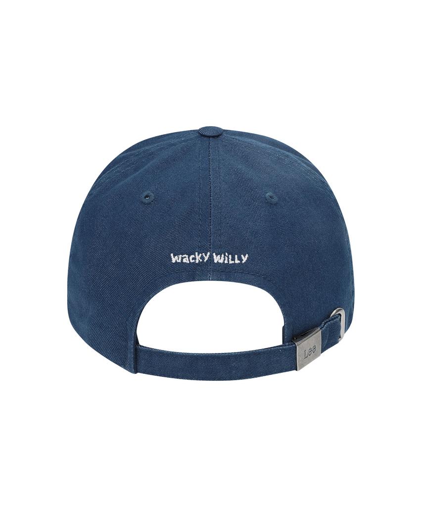 WACKY WILLY [Wacky Willy X Lee] Джинсовая кепка с принтом Индиго