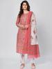 Designer Party Wear Women Pure Cotton Kurta Pant Dupatta Set Indian Pakistani Ethnic Kurti Dress