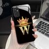 Чехол для Samsung M52 5G Galaxy M14 SM-M526B SM-M146B Чехол для телефона Ударопрочный Модный Инициал Задняя крышка из закаленного стекла