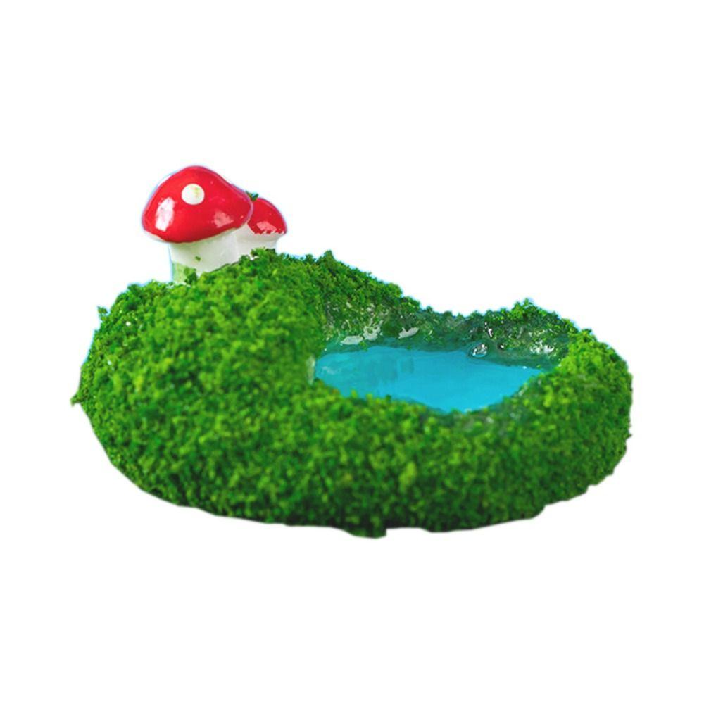 Decorative Mini Rockery Ornament Simulation Waterfall Rocks Micro Landscape Ornaments  Fish Tank