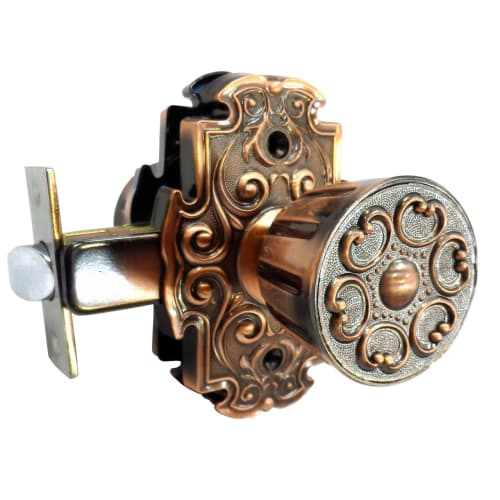 Kawaguchi Giken Palace Latch, Internal Lock (I-Type), for Bedrooms (Sliding Lock), Backset 65mm, Bronze