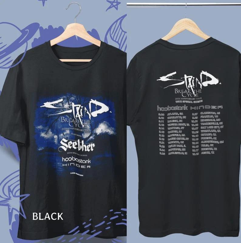 Vtg Staind Break the Cycle Tour 2026 Rock Band T-Shirt S-5XL