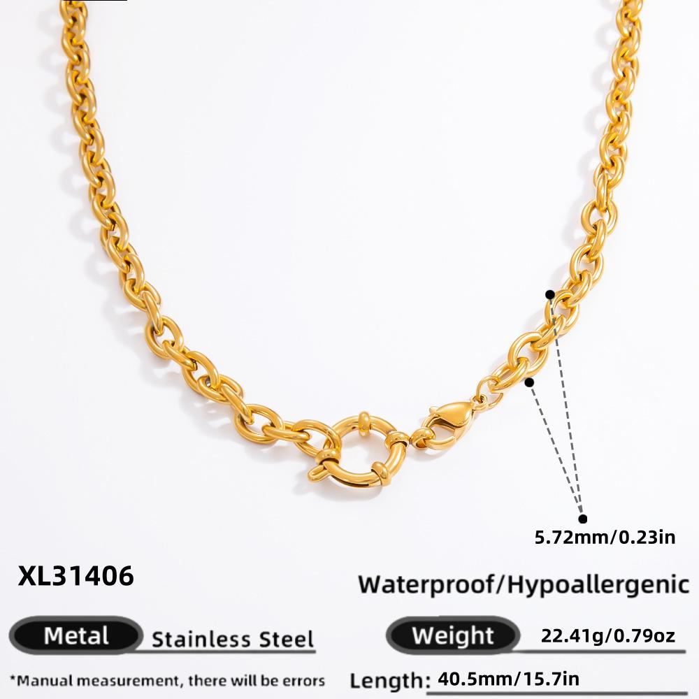 Heart Cat Dog Owl Oil Drop Ocean Style Pendants 18K Gold Plated Stainless Steel Charms Fashion Jewelry Gold Pendants