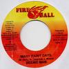 Пластинка 7 дюймов BEenie MAN - Many Rainy Days NONE Fire Ball Recor 2003 Ямайка Регги, Ска и Даб Б/у