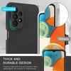 Coque Silicone pour Samsung A23 5G Noir - BOOLING - Souple - Lisse - avec 2 Verres Trempés
