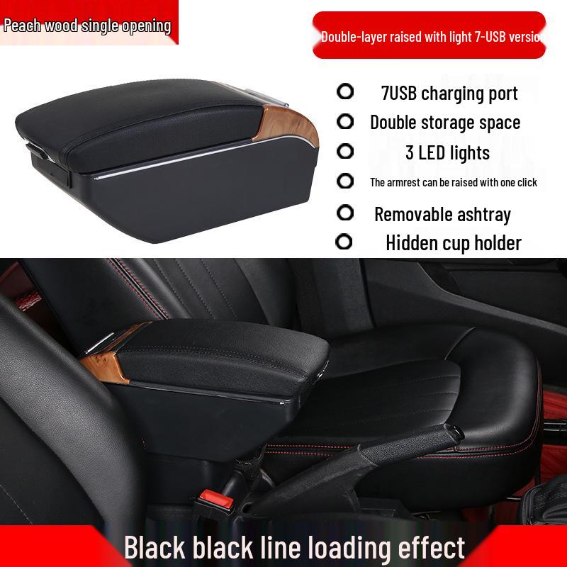 Perodua Axia Custom Armrest Storage Box Accessory