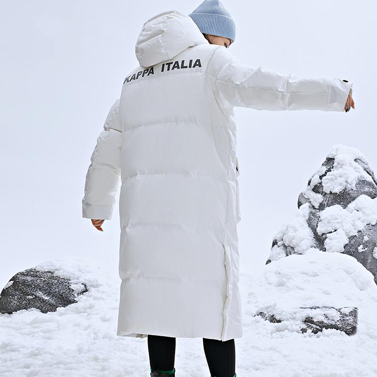 Kappa Down Jackets Unisex Hooded Moderate Puffer Jacket K0CZ2YY03D
