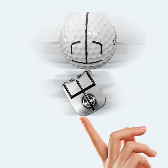 Golf Putter Alignment Aid Kit Golf Ball Marker Lightweight Portable Golf Putting Accuracy Marker Training Tool