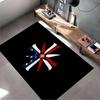 American Flag Wheel Design Rug - Non-slip Rug Suitable for Living Room and Bedroom Sofas.