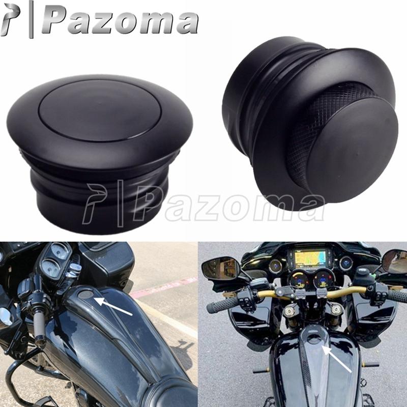 Aluminum Pop Up Fuel Tank Cover Motorcycle Gas Pop-Up Cap For Harley Road Glide Street Glide Electra Glide Tri Glide Ultra 08-17