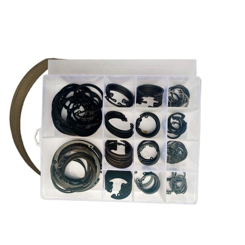 Snap Ring Assortment Kit: Shaft, Hole, Internal & External C-Clip Set