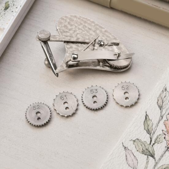 yangyizhi Vintage Dotting Pen, Mechanical Gear Train Ruling Blueprint Drafting Tool, Technical Engineering Drawing Tool for Architects Engineers