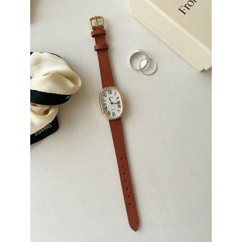 Женские кварцевые часы, роскошные овальные часы в форме тонна, винтажные римские цифры, золото, серебро, сталь, Orologio Reloj, женские наручные часы