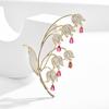 The New High -end Lily of the Valley Brooch, Temperament, Suit Jacket Jacket, Cardigan, Unnecessary Needle Flower Chest Flower Jewelry Gift
