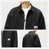 Tooling Shirt Jacket Men'S Japanese Loose Spring Cotton Casual Trend Long Sleeve Shirt
