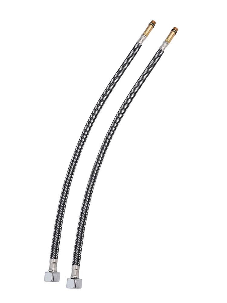 2 шт. G1/2 Соединитель для смесителя для ванной и кухни Гибкие водопроводные трубы из нержавеющей стали Холодная горячая Смеситель Водопроводная труба