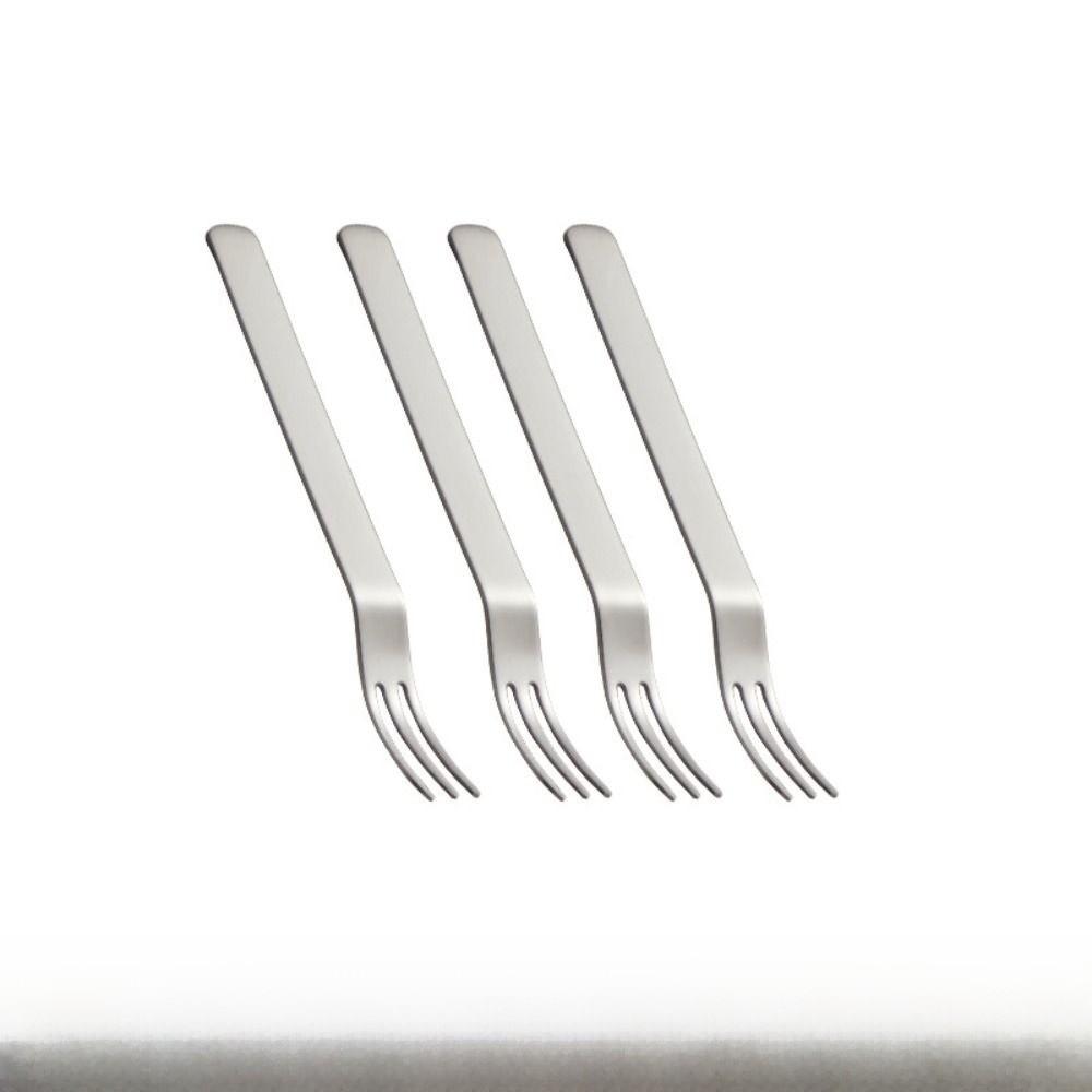 Reusable Dessert Fork Stainless Steel Cake Fork Luxury Fruit Fork Set Cake