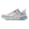 Li Ning Textile, Synthetic Leather Soft And Comfortable Cushioning Slip Resistant Low top Running Shoes Women's AGCR324-3