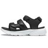 Hyperium Sandal Flat Comfortable Beach Sandals Unisex Sandals Black White GX7844