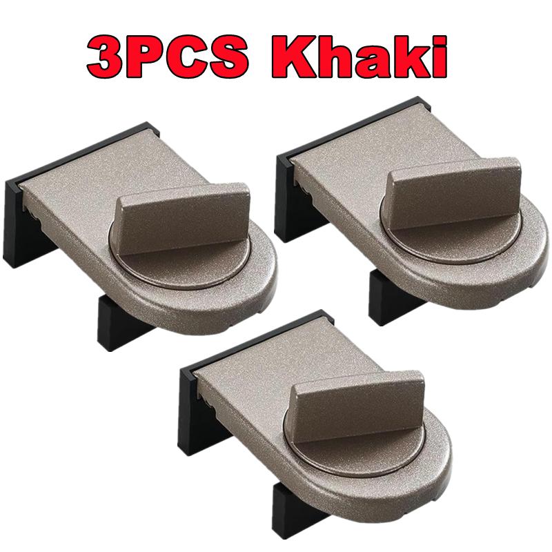 New 3/2/1PC Alloy Sliding Door Window Safety Lock Adjustable Security Door Locks Anti-theft Protection Lock Home Safety Latches 4
