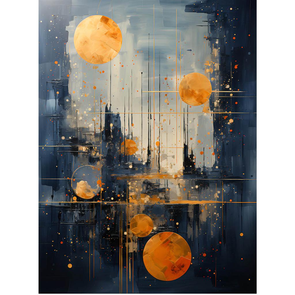 Miejska Wizja Marzeń Miejska Wizja Marzeń, 30X40 Cm, Bez Ramy, Płótno Premium Na Blejtramie